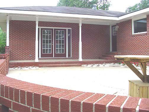 French doors, porch, patio