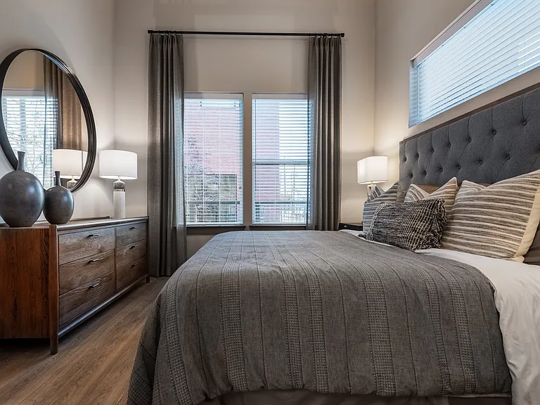 Spacious Bedroom With Large Windows