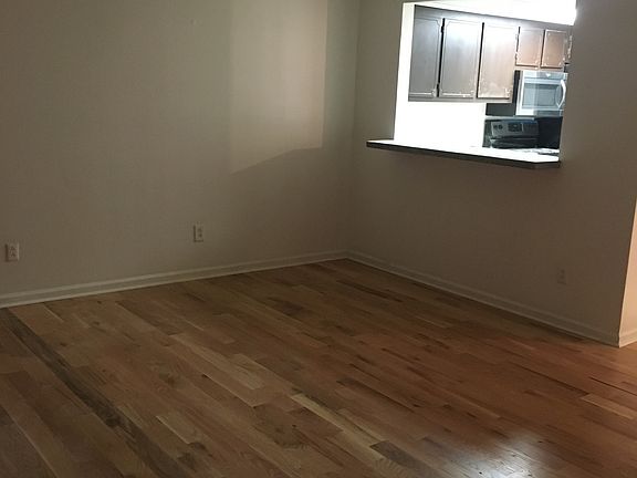 hardwood floors in living room and dinning room