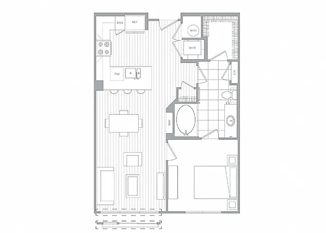 Floor plan Edgewater 1