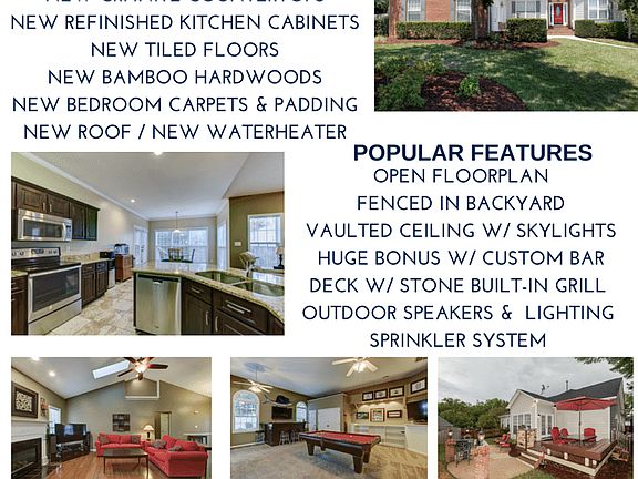 List of Upgrades and Feature