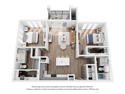Floor plan B3