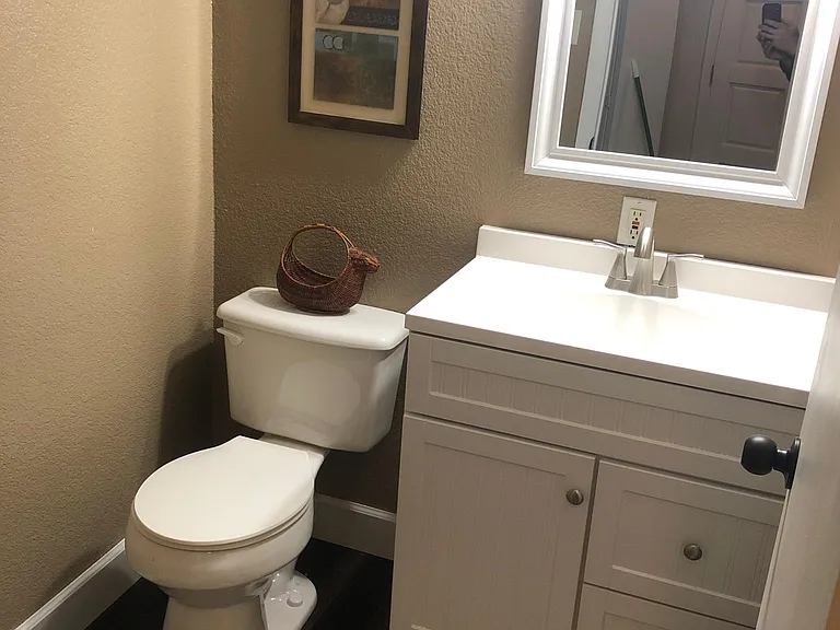 Downstairs half-bath