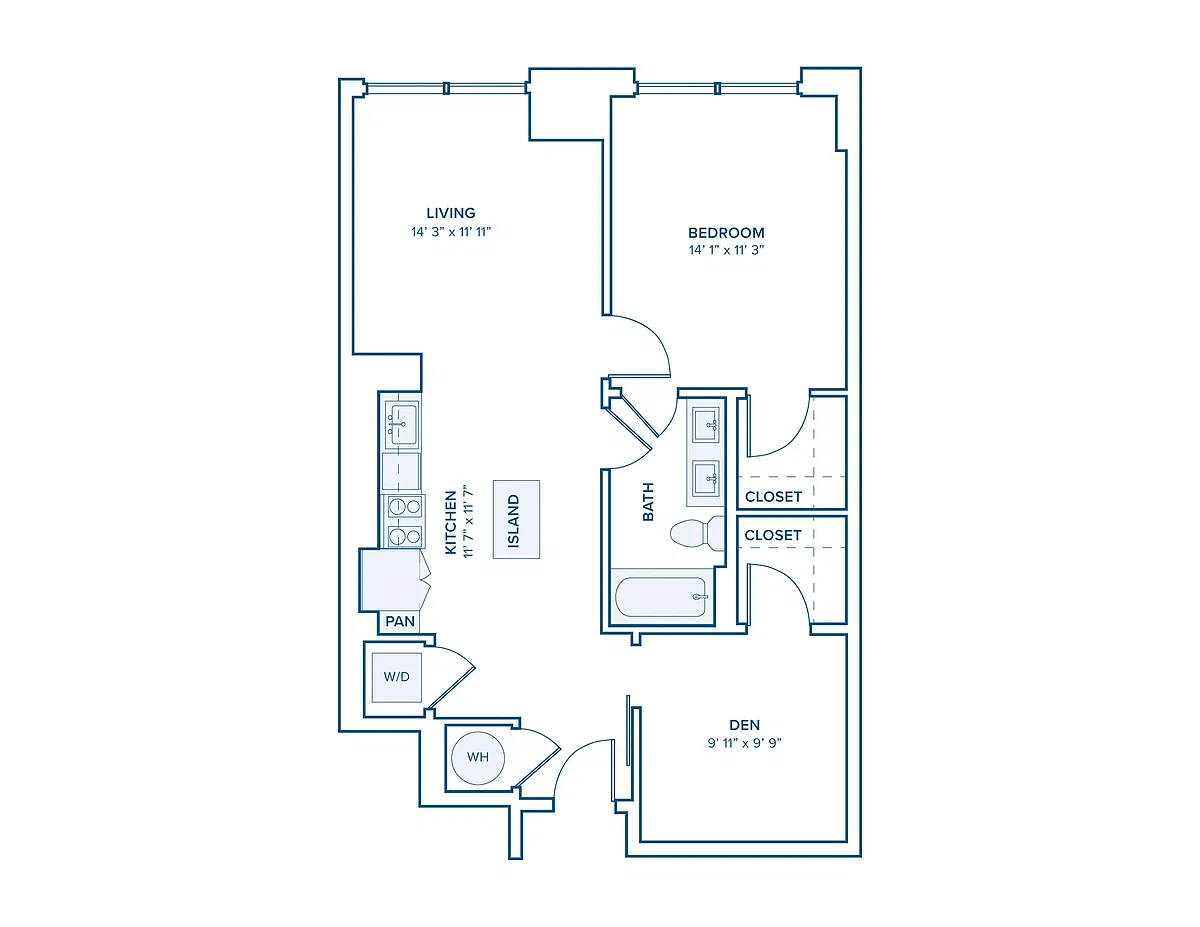 Floor plan A13D