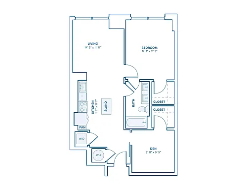 Floor plan A13D