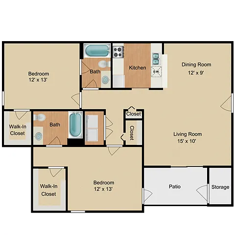 Floor plan The Tranquility
