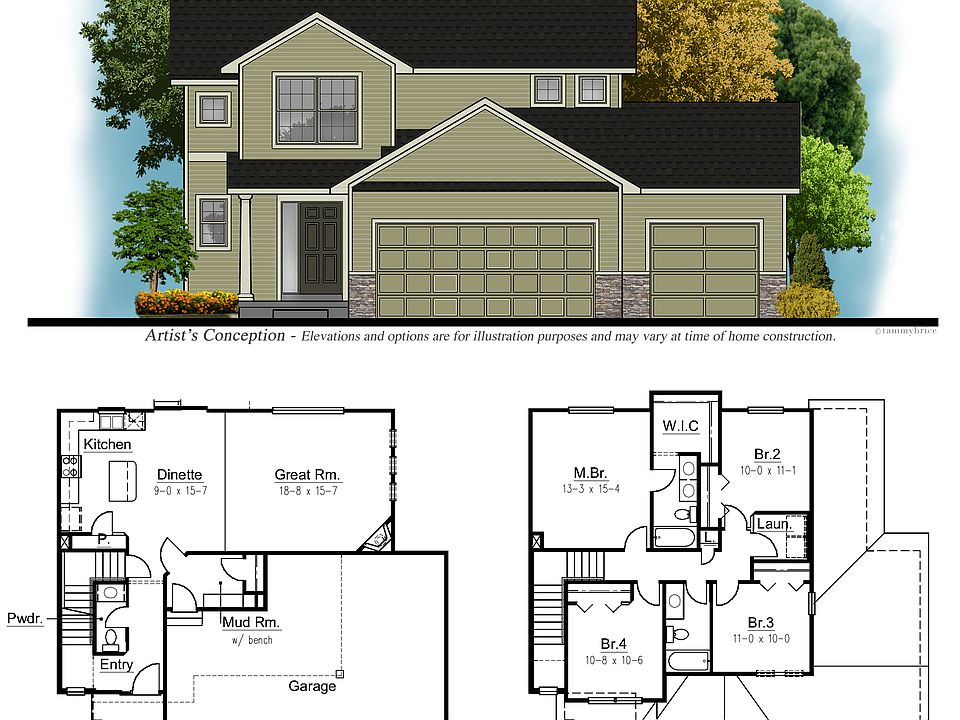 Elevation and Floor Plan