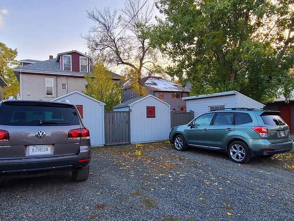 Off-street parking via alley