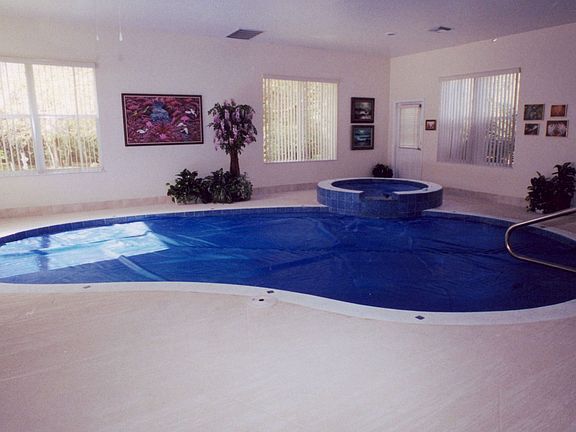 Indoor pool and spa
