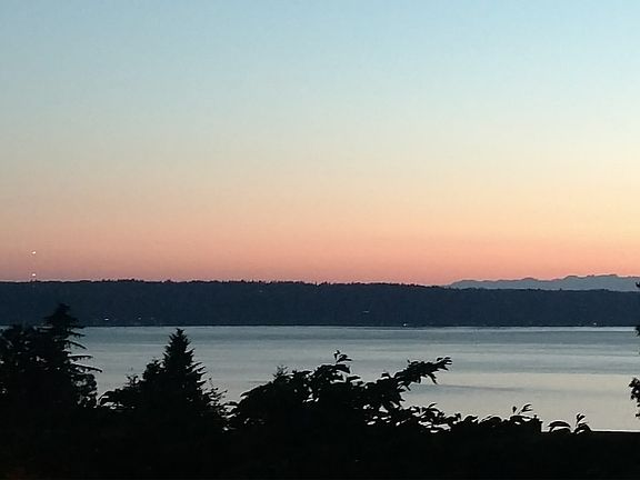 Sunset View from House