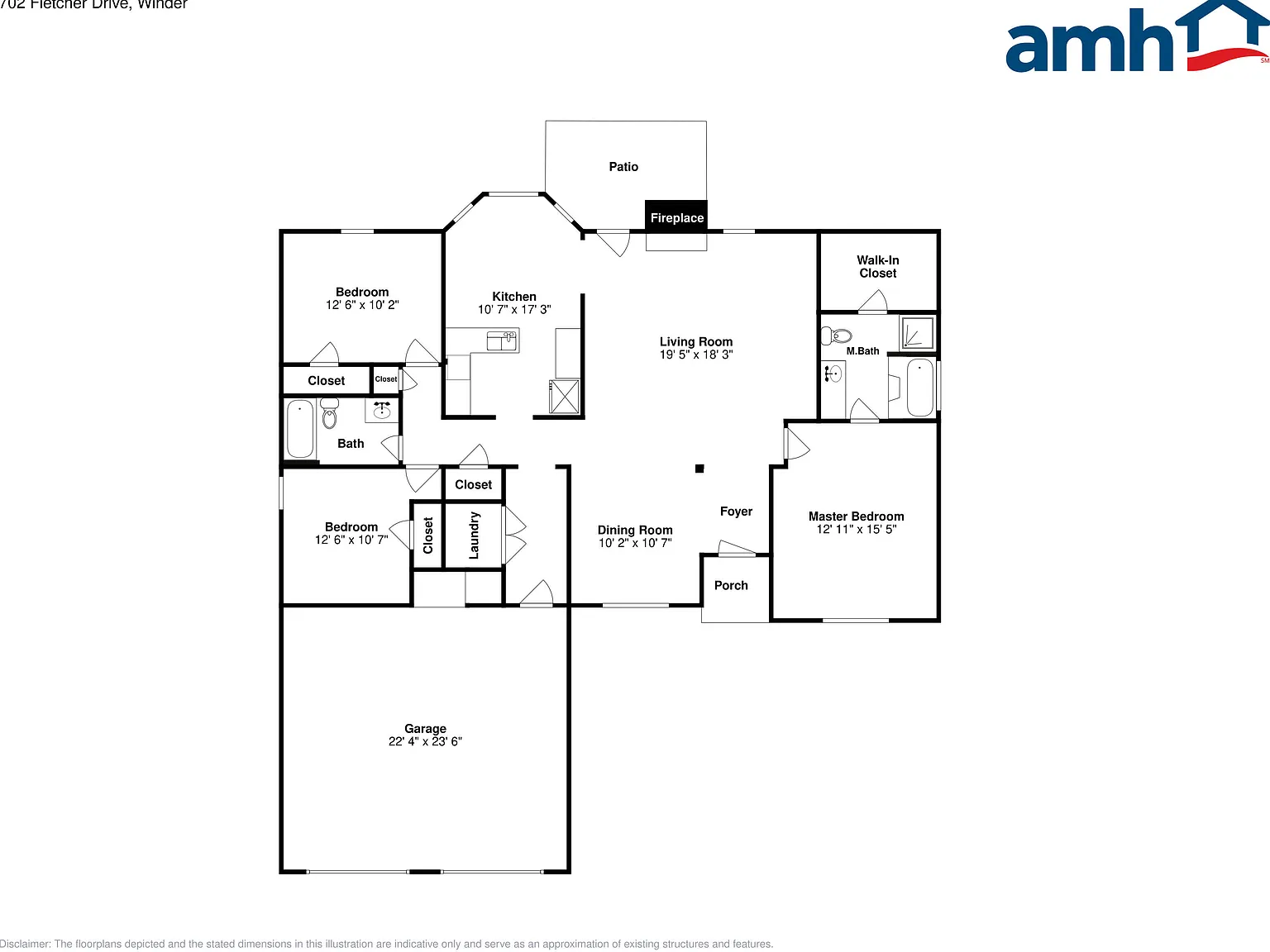 3 bed, 2.0 bath, 1608 sqft, $2,055 — Photo 2