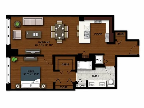 Floor plan P-A520