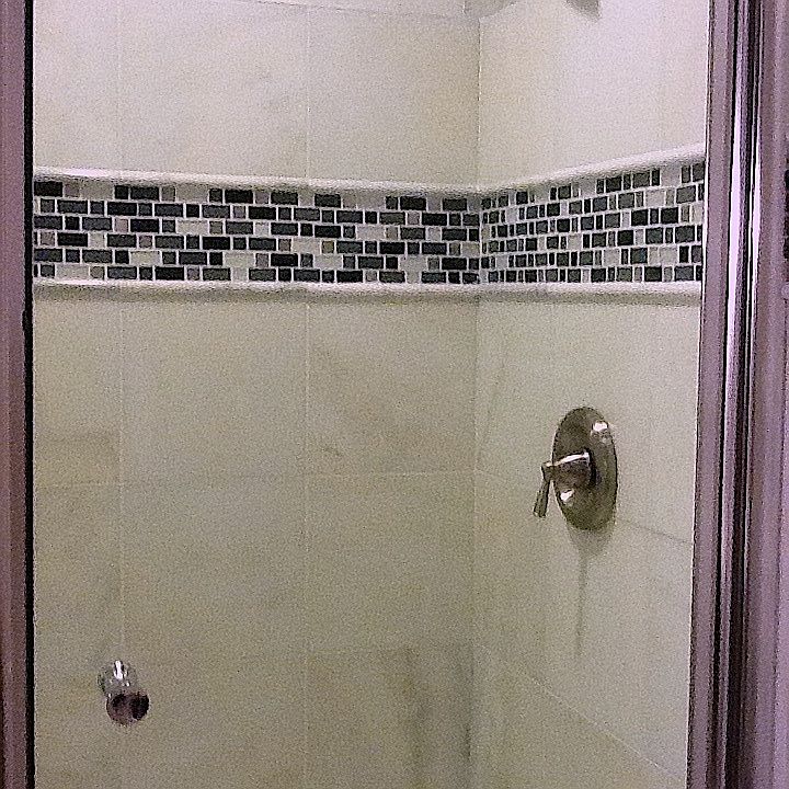 Master shower