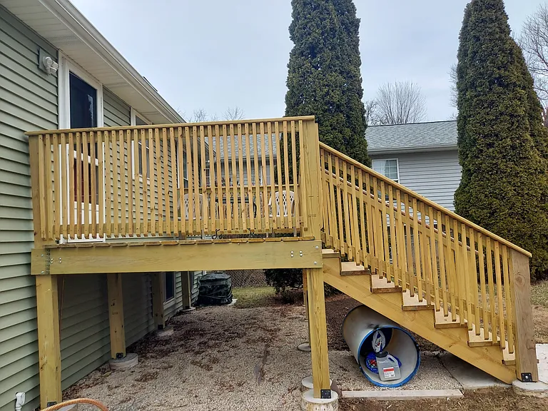 back deck - side view