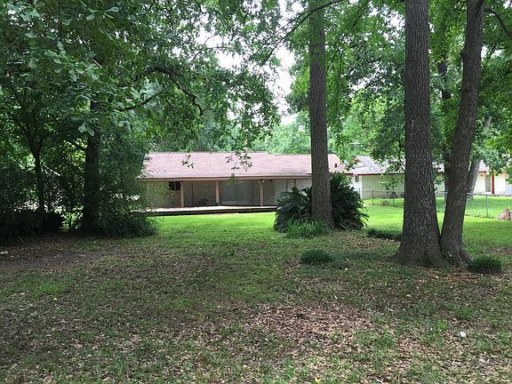 Large shady backyard