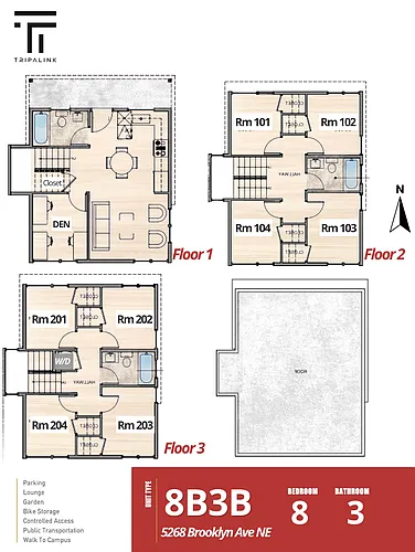 Floor plan BrooklynHouse 5268