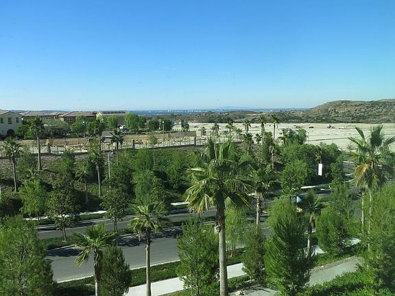 Downtown Irvine from bedroom window