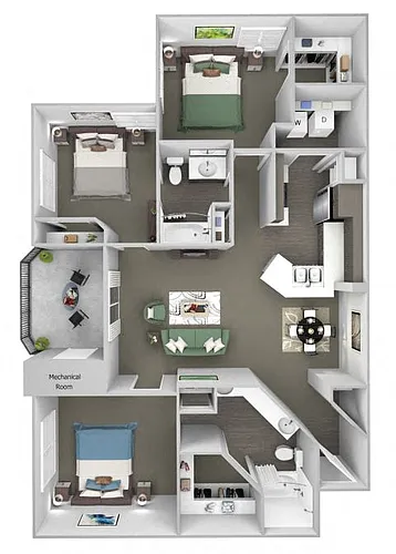 Floor plan C1 (Diamond)