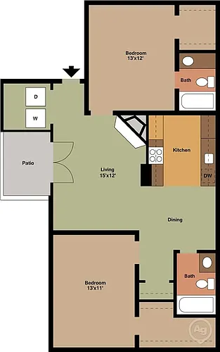 Floor plan B2