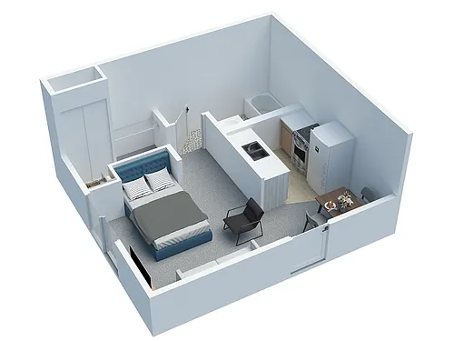 Floor plan Studio