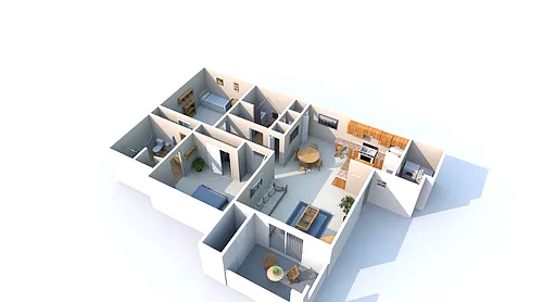 Floor plan 2 Bed ADA