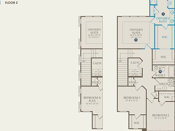 Bowman Floor Plan, Quick Move-in Home, Floor 2