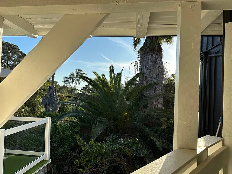 View from the laundry room