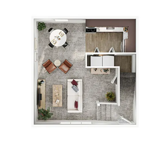 Floor plan 2X1DU BTB