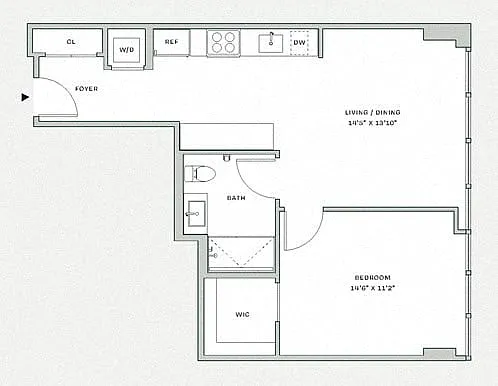 Floor plan A1E