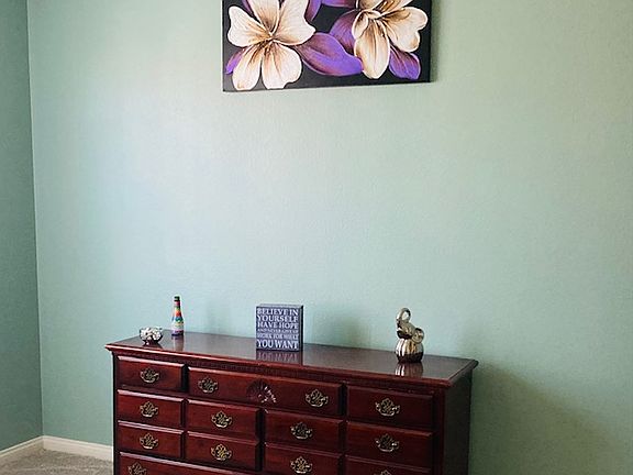 7 drawer dresser. Solid wood. No TV in room. Welcome to watch TV in Great room.