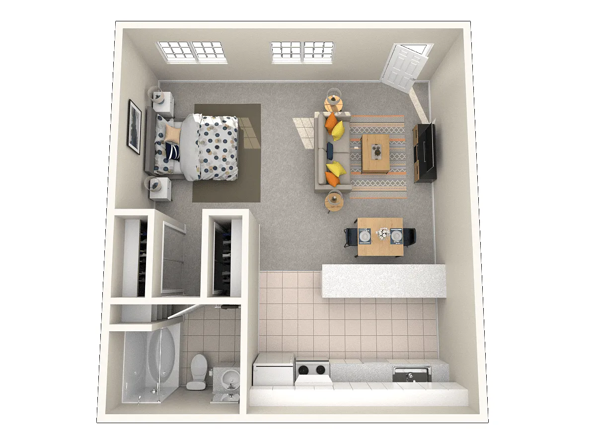 Floor plan Studio