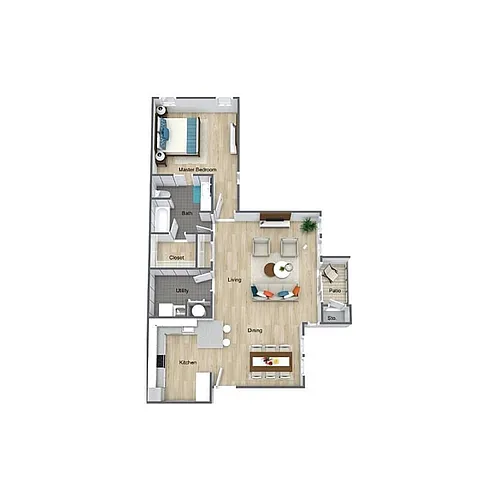 Floor plan Derby 1