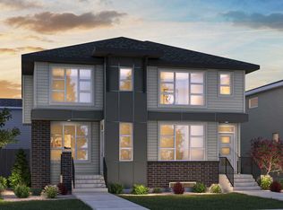 Alder (Right) Plan, Duplex at Chinook Gate, Airdrie, AB T4B 5P8
