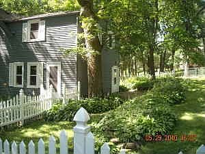 Fully fenced back yard