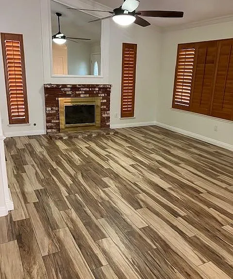Living Room with Fireplace