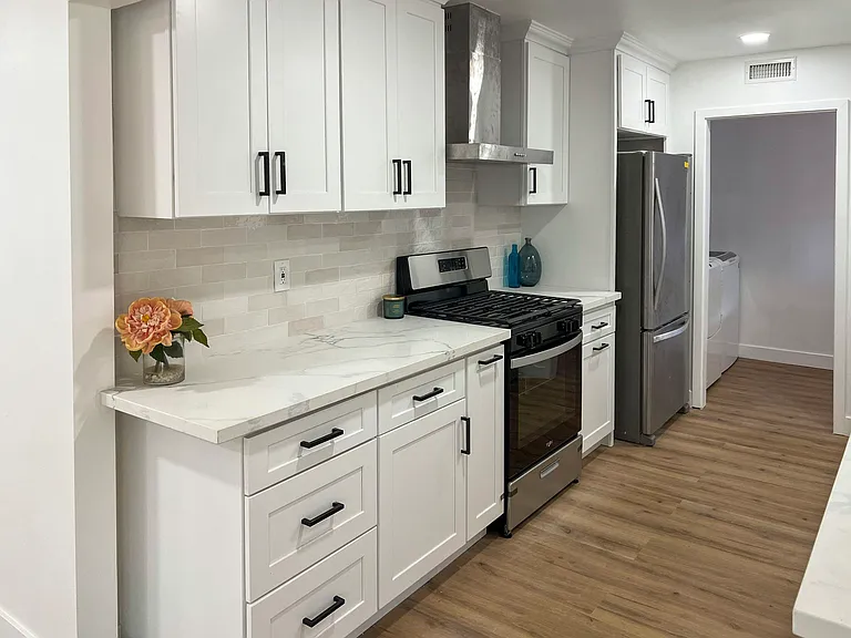 Newly renovated kitchen with new appliances