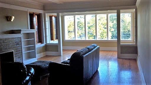 Living Room facing into south sunroom