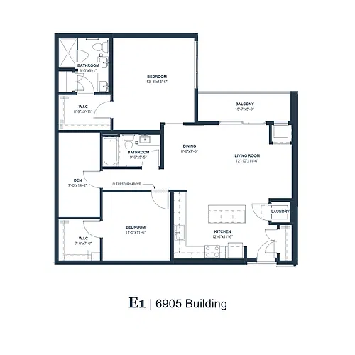 Floor plan E1
