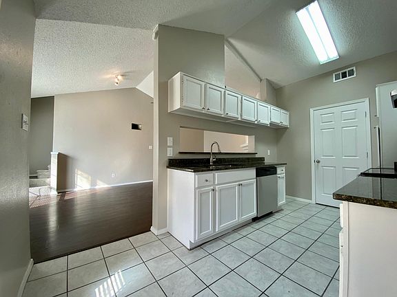 Kitchen overlooking family room