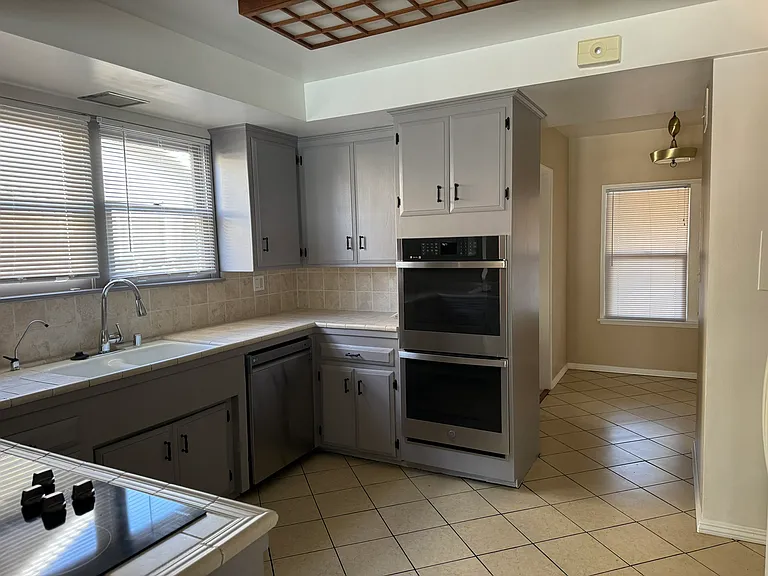 Kitchen. New Dishwasher and new stove.