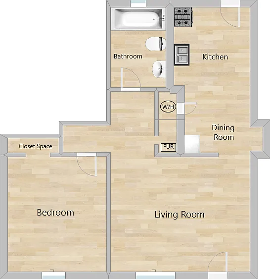 1 Bed/1 Bath 1 Bed/1 Bath