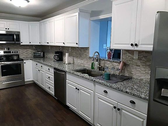 Kitchen with stainless appliances