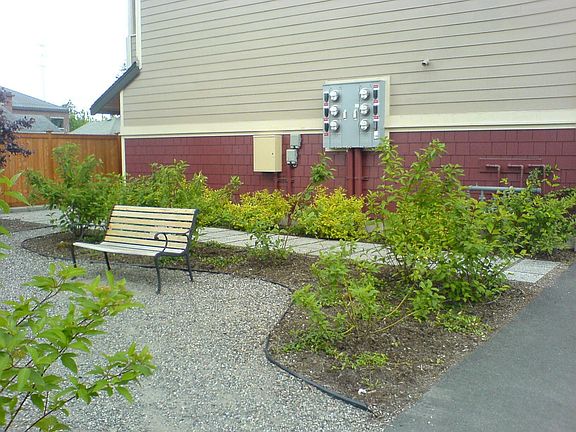 Common area by our townhouse