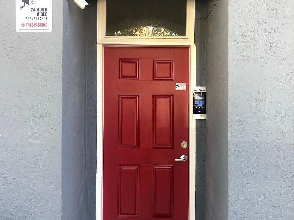 Entrance to the building