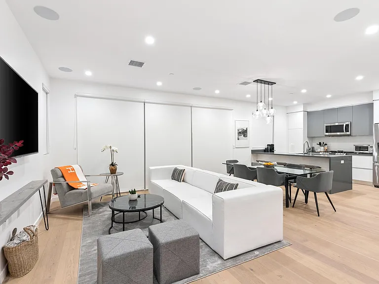 Living space with all new furnishings