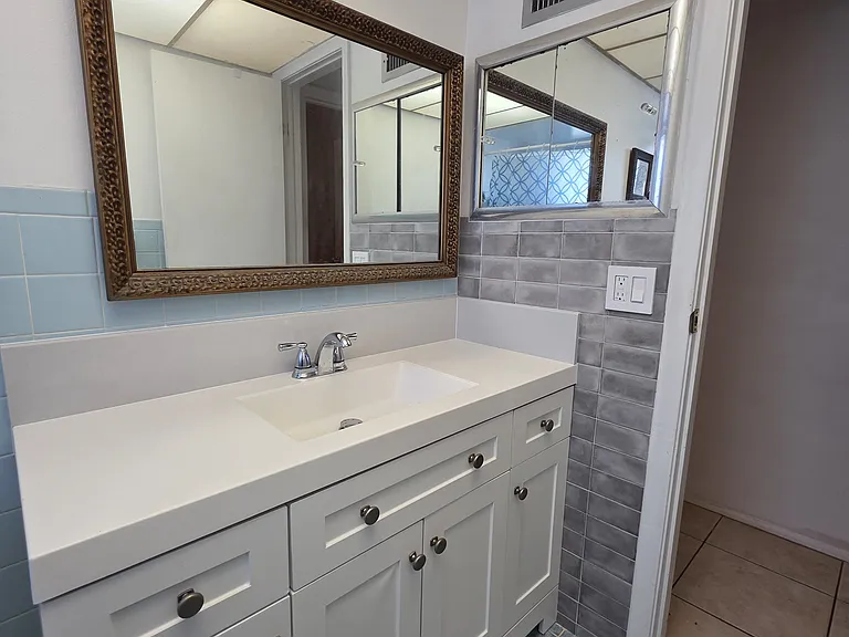 Brand new large vanity.