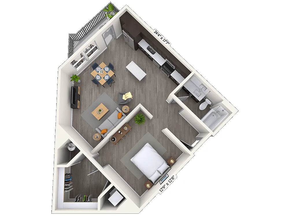 Floor plan A2A