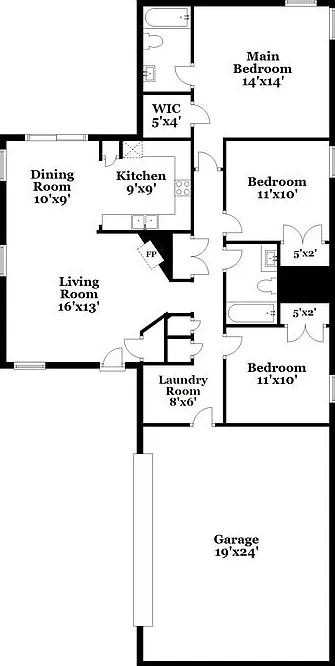 3 bed, 2.0 bath, 1216 sqft, $1,785 — Photo 2