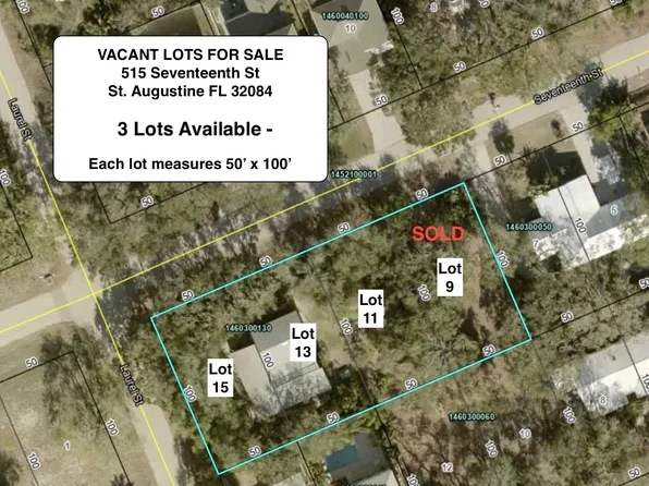515 17th St Lot 15, Saint Augustine, FL 32084