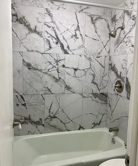 Downstairs shower